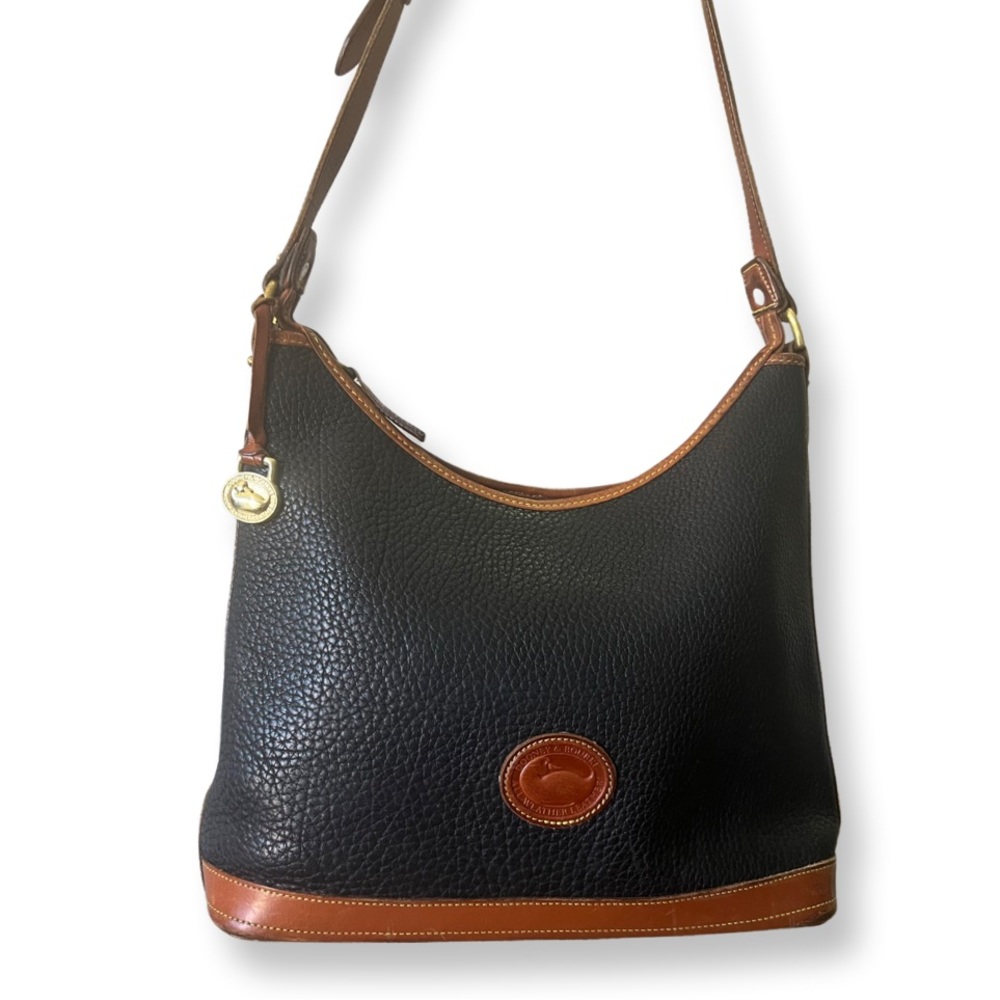 Vintage Dooney and Bourke Purse Navy and Brown